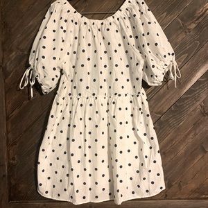 Two Little Sisters polka dot tunic